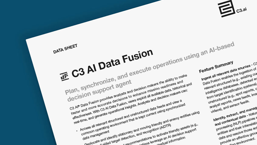 C3 AI Data Fusion